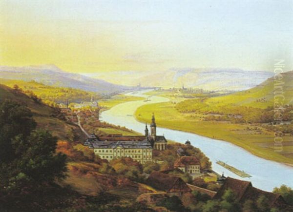 Blick Auf Kloster Oberzell Und Das Maintal - view 1