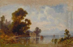 Am Ufer Des Starnberger Sees by August Christian Geist