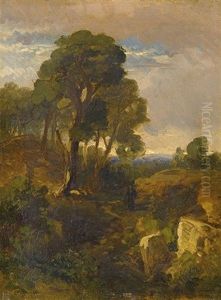 Rocky Landscape by August Christian Geist