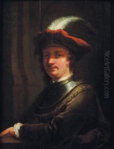 Portrait (rembrandt?) by Aert De Gelder