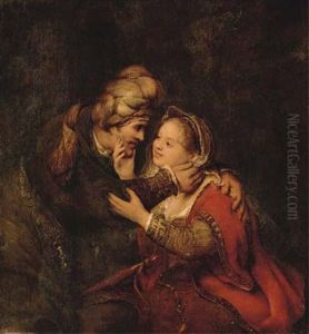 Judah And Tamar by Aert De Gelder
