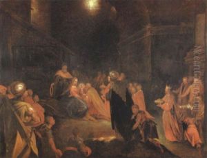 Anbetung Der Heiligen Drei Konige by Aert De Gelder