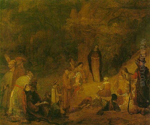 Christ Preaching To The Multitude - view 1