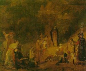 Christ Preaching To The Multitude