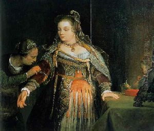 Esther At Her Toilet