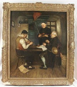 Three Musicians by Lucia Mathilde von Gelder