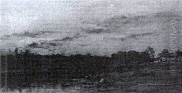 Figures In A Beach Side Landscape - view 1