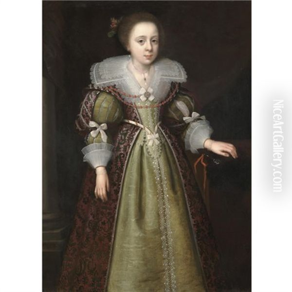 Portrait Of Elizabeth Bassett, Later Duchess Of Newcastle - view 1