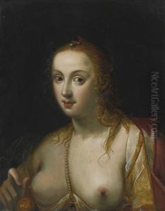 Portrait Of An Elegant Woman In The Guise Of Venus