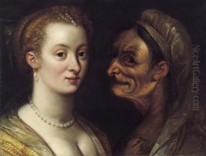 Allegorie Der Jugend Und Des Alters by Gortzius Geldorp