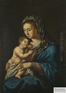 Die Madonna Mit Dem Christusknaben by Gortzius Geldorp