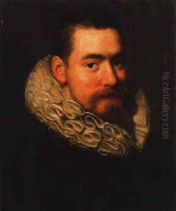 Portrait Of A Gentleman, Half-length, Wearing A Wheel Ruff Portrait Of A Gentleman, Half-length, Wearing A Wheel Ruff