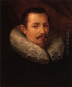 Bildnis Des Philipp Bourell Mit Halskrause by Gortzius Geldorp