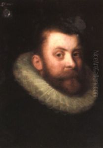 Portrait Of A Bearded Gentleman, Head And Shoulders, Wearing A Black Jacket