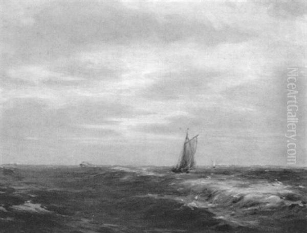 Boats Sailing At Dusk - view 1