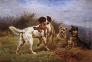 Chien Rapportant Un Lievre Chien Rapportant Un Lievre