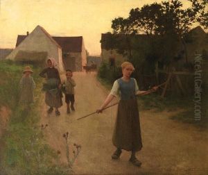 Le Retour Des Champs by Etienne Azambre