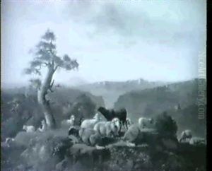 Le Troupeau by Paul Jean Pierre Gelibert