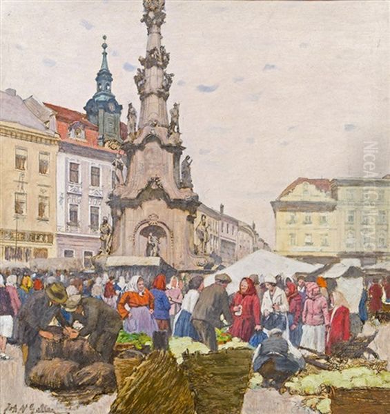 Market In Olmutz - view 1