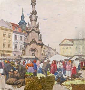 Market In Olmutz Market In Olmutz