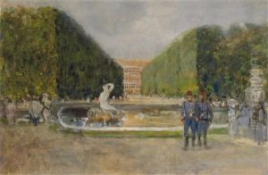 Schonbrunn/wien by Johann Nepomuk Geller