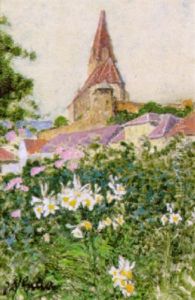 Blick Auf Weissenkirchen/wachau by Johann Nepomuk Geller