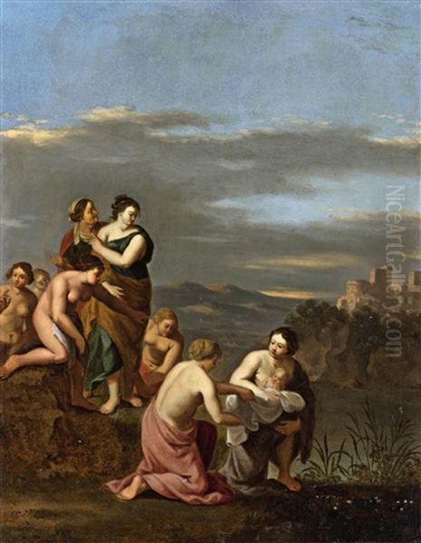 The Finding Of The Infant Moses - view 1
