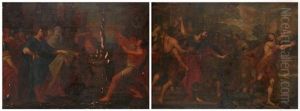 Moise Et Le Serpent D'airain, Saul Lancant Le Javelot Sur David (2 Works) Moise Et Le Serpent D'airain, Saul Lancant Le Javelot Sur David (2 Works)