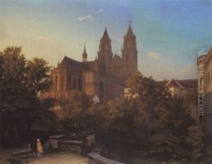 Blick Auf Den Magdeburger Dom by Hermann Gemmel