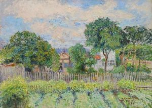 Sommartradgard by Anton Genberg
