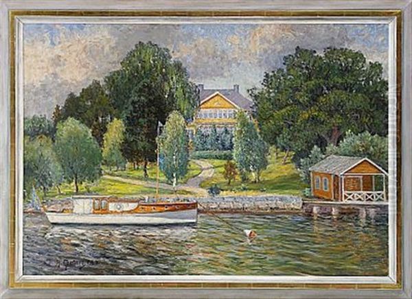 Kanalmotiv Fran Djurgarden - Stockholm - view 1