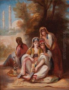 Jeunes Orientales by Adolphe Aze