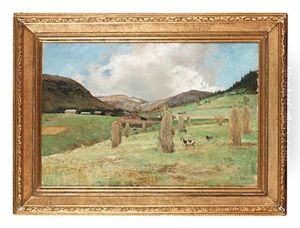 Sommarlandskap Fran Are by Anton Genberg