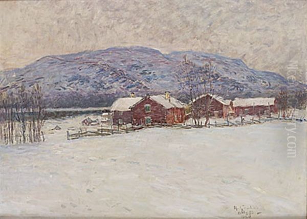 Vinterlandskap Fran Jamtland - view 1