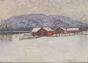 Vinterlandskap Fran Jamtland