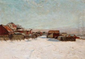 Motiv Fran Zinkensdamm, Stockholm by Anton Genberg