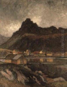 Sommar Vid Byn I Fjorden Sommar Vid Byn I Fjorden