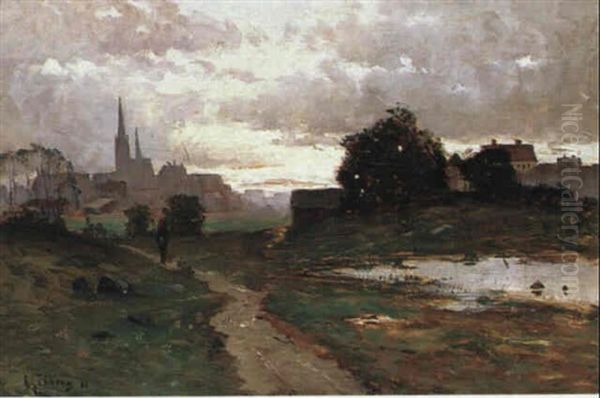 Gryning Over Uppsalasl,tten - view 1