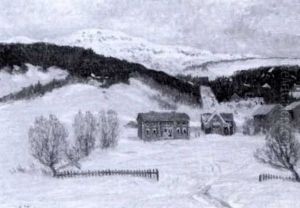 Norrlandsby by Anton Genberg