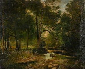 On The Avon, South Brent by John Gendall
