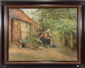 Femme Et Enfants by Jos van Genegen
