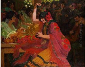 Les Danseurs De Flamenco by Ernest Azema