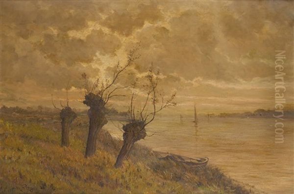Coucher De Soleil Sur L'escaut - view 1