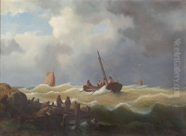 Fischerboote An Der Kuste - view 1