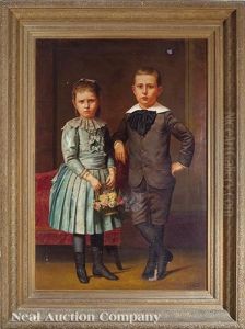 Portrait Of Louise Lulu M'liss Rolling (1886-1919) And James Henry Rolling (1885-1968) Portrait Of Louise Lulu M'liss Rolling (1886-1919) And James Henry Rolling (1885-1968)