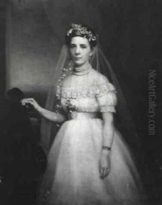 Portrait Of Ernestine Sbourine Of New Orleans On Her Wedding Day by John Genin