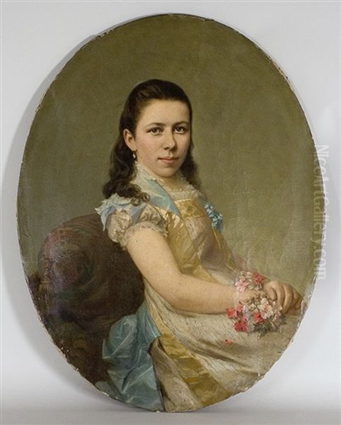Girl With Bouquet - view 1