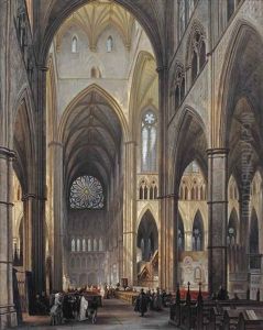 The Interior Of Westminster Abbey, London