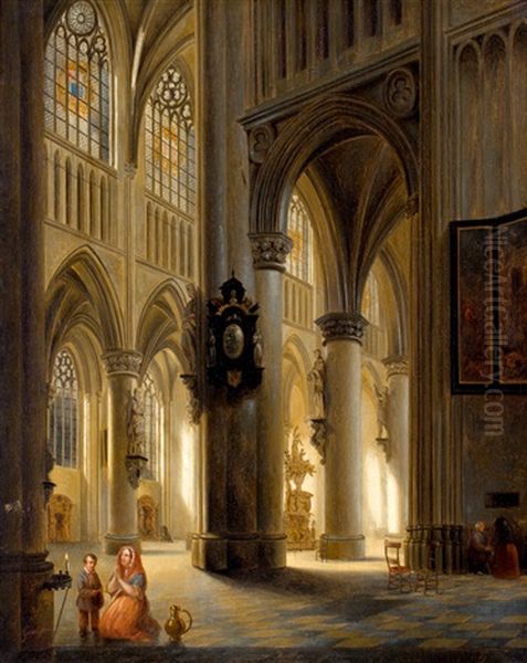 Figuren In De Sint Goedele Kathedraal Te Brussel - view 1