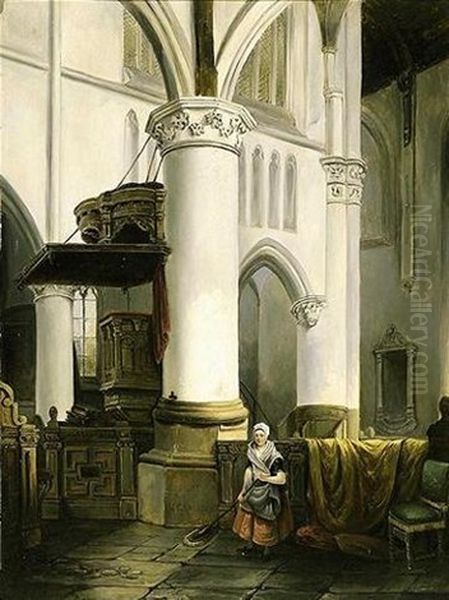 Grand Nettoyage A L'eglise De Delft - view 1